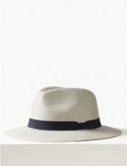 Marks & Spencer Fine Weave Ambassador Hat Grey