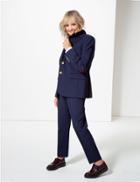 Marks & Spencer Classic Elbow Patch Blazer Midnight