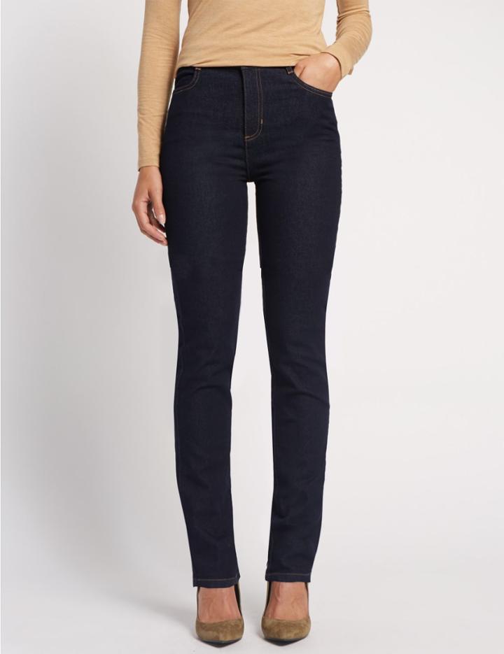 Marks & Spencer Straight Leg Jeans Indigo Mix