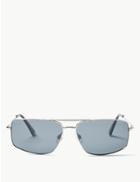 Marks & Spencer Polarised Rectangular Sunglasses Smoke