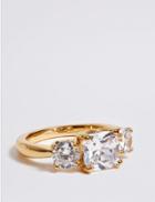 Marks & Spencer Diamant Three Stone Ring Gold Mix
