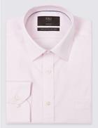 Marks & Spencer Pure Cotton Regular Fit Shirt With Pocket Pink