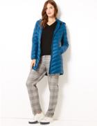 Marks & Spencer Lightweight Down & Feather Jacket With Stormwear&trade; Dark Marine