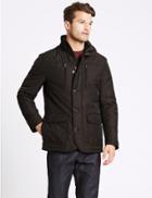 Marks & Spencer Jacket With Stormwear&trade; & Thinsulate&trade; Chocolate