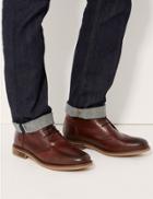 Marks & Spencer Leather Lace-up Chukka Boots Conker