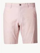 Marks & Spencer Linen Rich Shorts Pink