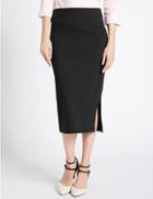 Marks & Spencer Pull On Bodycon Skirt Black Mix