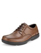 Marks & Spencer Extra Wide Fit Leather Shoes With Airflex&trade; Tan
