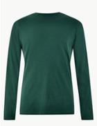 Marks & Spencer Pure Cotton T-shirt Dark Green