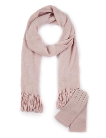 M & S Collectionn M & S Collection
 Brushed Scarf & Gloves Set