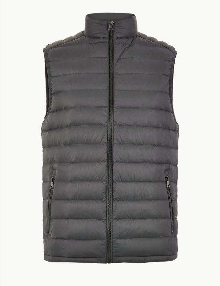 Marks & Spencer Down And Feather Stormwear&trade; Gilet Grey