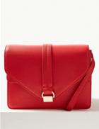 Marks & Spencer Faux Leather Cross Body Bag Red