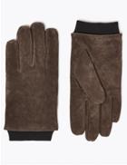 Marks & Spencer Suede Gloves Brown