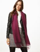 Marks & Spencer Modal Rich Pashminetta Scarf Mulberry