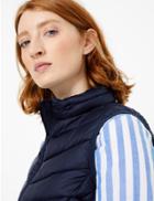Marks & Spencer Quilted & Padded Gilet Navy