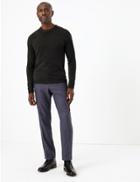 Marks & Spencer Cashmilon&trade; Crew Neck Jumper Charcoal