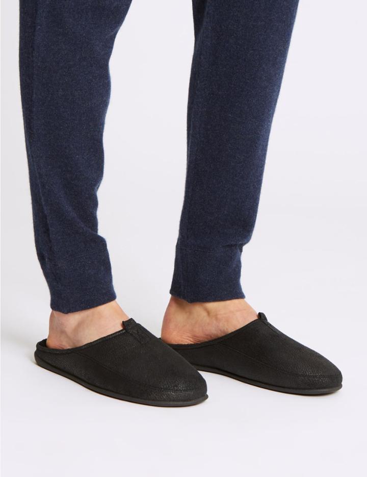 Marks & Spencer Slip-on Mule Slippers With Freshfeet&trade; Black