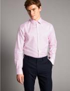 Marks & Spencer Supima&reg; Cotton Tailored Fit Shirt Pink