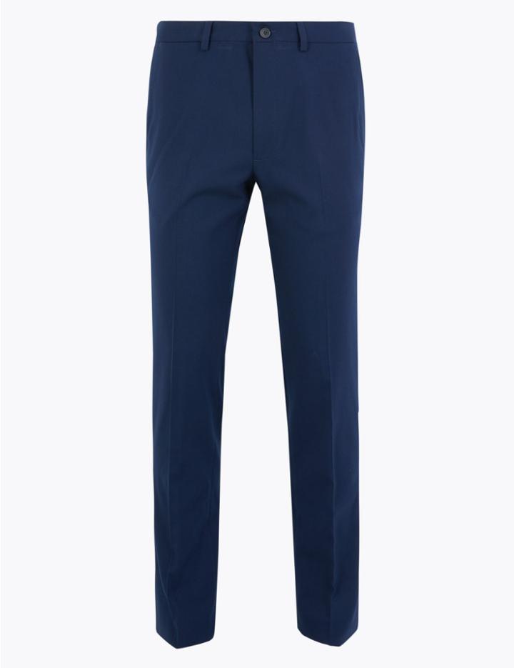 Marks & Spencer Skinny Trousers With Stretch Indigo