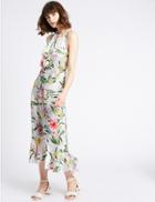 Marks & Spencer Floral Print Slip Maxi Dress Multi