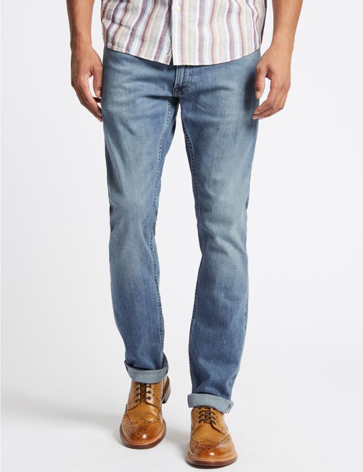 Marks & Spencer Slim Fit Jeans Light Blue