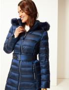 Marks & Spencer Down & Feather Jacket Midnight
