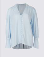 Marks & Spencer Striped Long Sleeve Shirt Blue Mix
