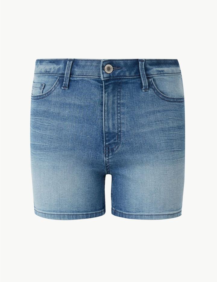 Marks & Spencer Denim Shorts Medium Indigo