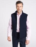 Marks & Spencer Multi Pocket Gilet With Stormwear&trade; Navy