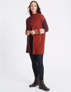 Marks & Spencer Colour Block Cardigan Dark Grape