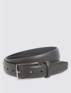 Marks & Spencer Faux Leather Edge Buckle Belt Grey