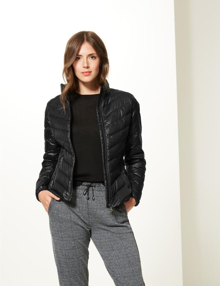 Marks & Spencer Padded Down & Feather Jacket Black