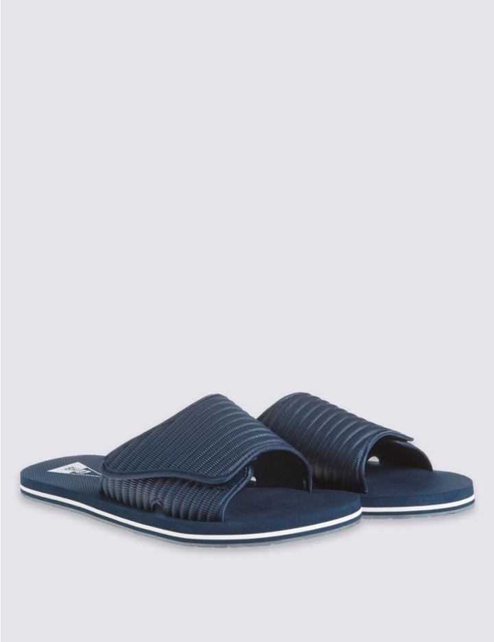 Marks & Spencer Riptape Slip-on Sandals Navy