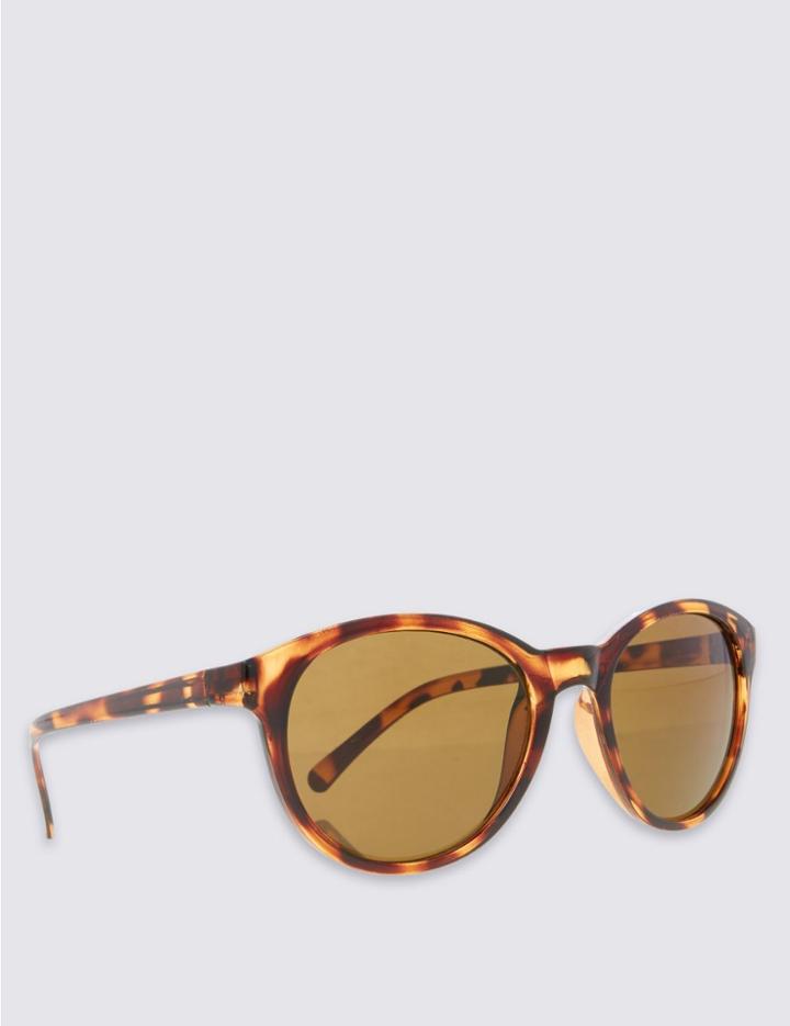 Marks & Spencer Preppy Cat Eye Sunglasses Brown Mix