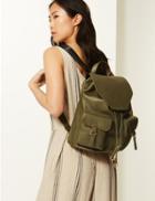 Marks & Spencer Ring Backpack Bag Khaki