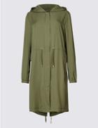 Marks & Spencer Parachute Parka Coat Khaki