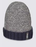 Marks & Spencer Thinsulate&trade; Beanie Hat Navy Mix