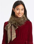 Marks & Spencer Faux Fur Tippet Scarf Brown