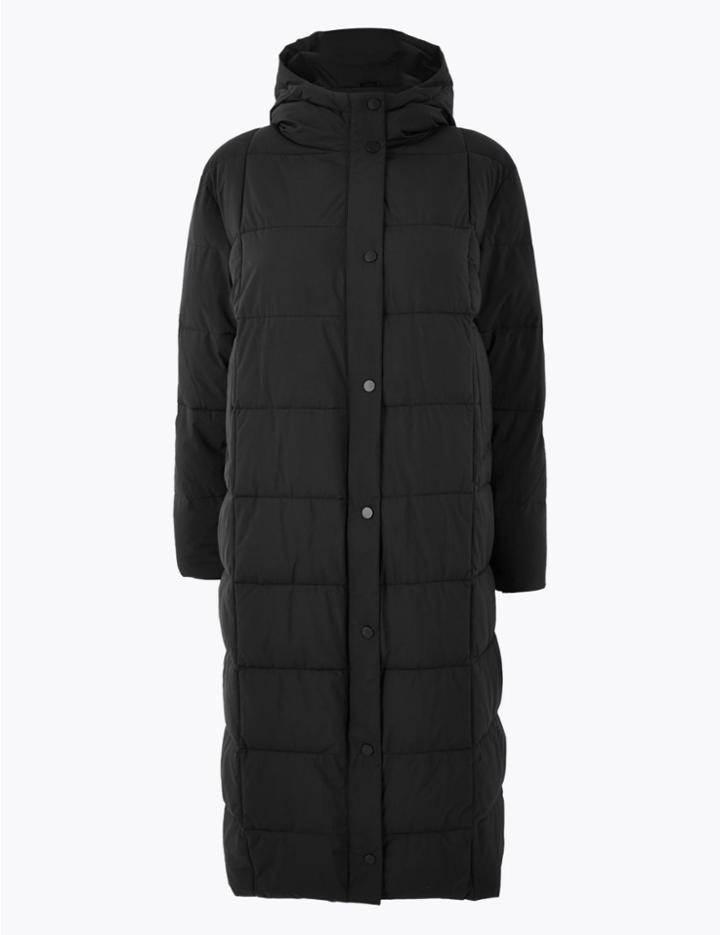 Marks & Spencer Petite Padded Duvet Coat Black