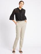 Marks & Spencer Belted Chinos Neutral