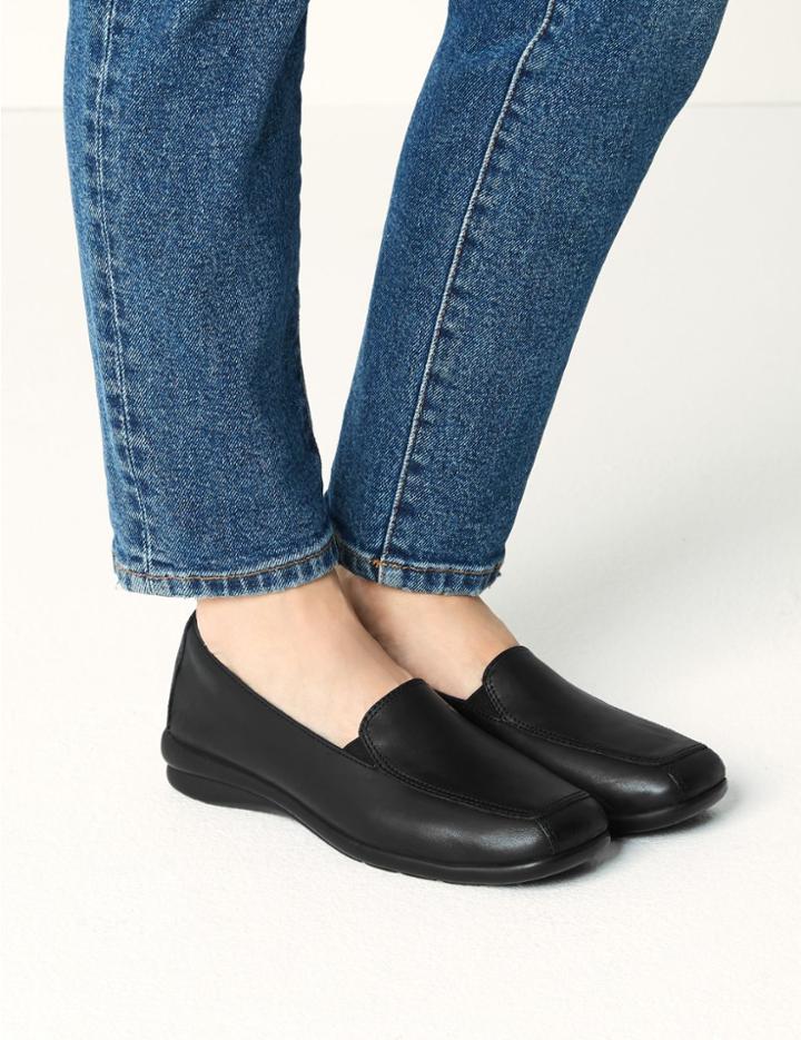 Marks & Spencer Leather Wedge Heel Loafers