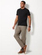 Marks & Spencer Regular Fit Cotton Rich Chinos Natural