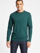 Marks & Spencer Pure Cotton Crew Neck T-shirt Green