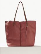 Marks & Spencer Faux Leather Shopper Bag Pink