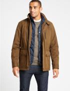 Marks & Spencer Cotton Blend Car Coat With Stormwear&trade; Tobacco