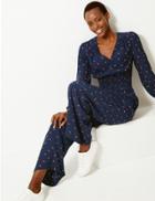 Marks & Spencer Frill Detail Waisted Jumpsuit
