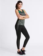 Marks & Spencer Light As Air Sport Leggings Black Mix