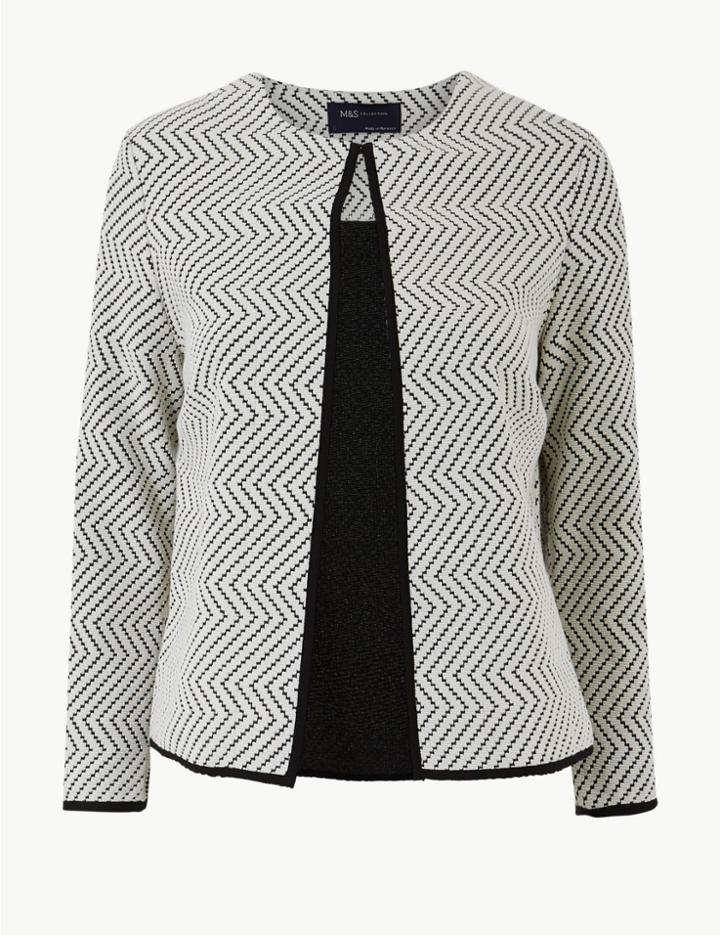 Marks & Spencer Textured Blazer Multi/neutral