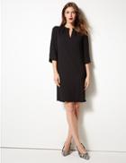 Marks & Spencer Fuller Bust Shift Mini Dress Black