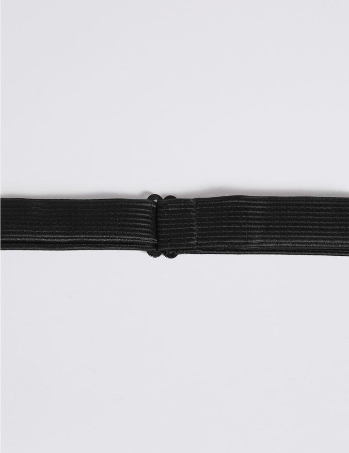 Marks & Spencer Twill Bow Tie Black
